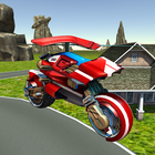 Flying Helicopter Motorcycle أيقونة