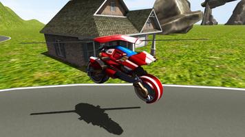 Flying Helicopter Motorcycle captura de pantalla 1