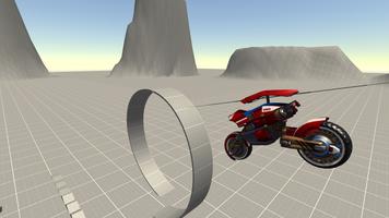 Flying Helicopter Motorcycle Screenshot 2