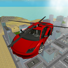 Flying  Helicopter Car 3D Free icono