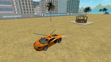 Flying  Helicopter Car 3D Free captura de pantalla 3