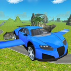 Flying SuperSport Car Sim 3D icône