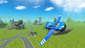 Flying SuperSport Car Sim 3D capture d'écran 3