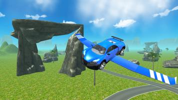 Flying SuperSport Car Sim 3D Affiche
