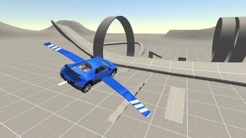 Flying SuperSport Car Sim 3D capture d'écran 1
