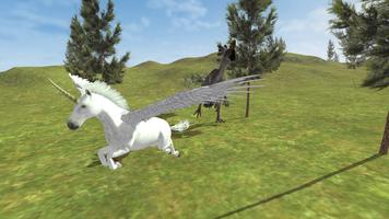 Flying Unicorn Simulator Free imagem de tela 3