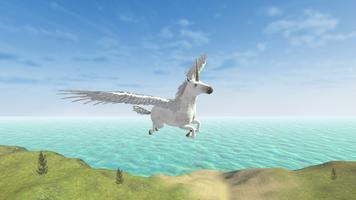 Flying Unicorn Simulator Free 海报