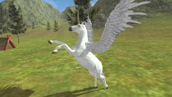 Flying Unicorn Simulator Free ảnh chụp màn hình 1
