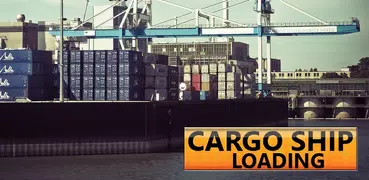 Heavy Cargo Ship Crane Loading