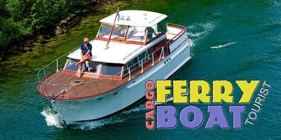 Ferry Boat Cargo: Tourisme Affiche