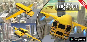 Flying School City Bus Sim 3D