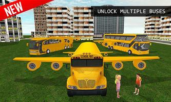 Flying School City Bus Sim 3D Ekran Görüntüsü 1