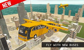 Flying School City Bus Sim 3D poster