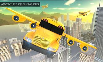 Flying School City Bus Sim 3D Ekran Görüntüsü 2