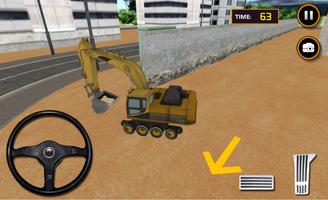 Sand Excavadora Transporte Sim captura de pantalla 2