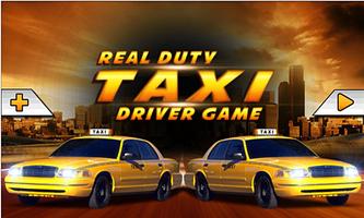 Modern Taxi Driver Affiche