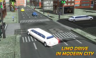 Limo Car Driving simulator 3D скриншот 2