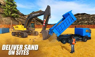 Excavator Dumper Truck Sim 3D скриншот 3