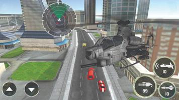 Gunship Helicopter: Traffic Shooter captura de pantalla 2
