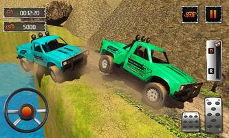 Offroad Jeep 4x4 Uphill Driving Games syot layar 1