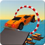 Water Car Stunt Racing