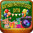 Birthday Photo Sticker Editor Zeichen