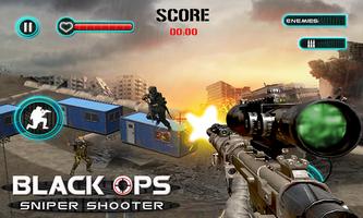 Black Ops Sniper Shooter Affiche