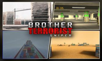 Brother Terrorist Sniper 3D capture d'écran 2