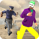 Crazy Clown Rooftop Police Run APK