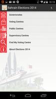 Bahrain Elections 2014 poster