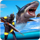 Angry Shark Wild Animal Hunter আইকন