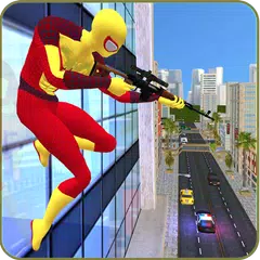Скачать Супер Спайдер-Снайпер-герой против безумной мафии APK