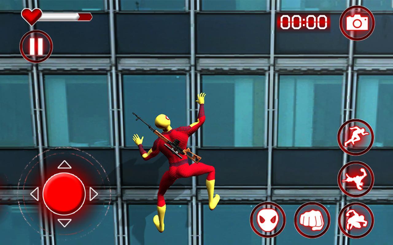 Super Spider Sniper Hero Vs Mad City Mafia Battle For Android