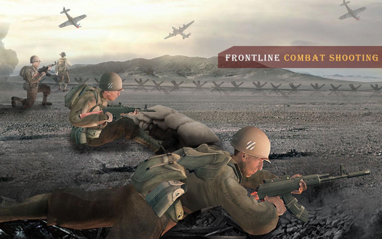 Us Army Ww2 Battlegrounds Call Of World War 2 Game For Android Apk Download - world war 2 soldier american roblox