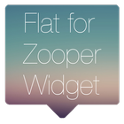 Flat for Zooper Widget icône