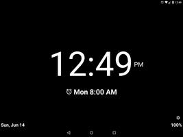 Night Clock (Alarm Clock) captura de pantalla 3