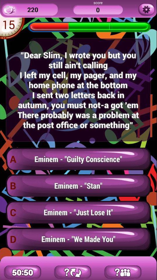 Guess The Lyrics Hip Hop Quiz for Android - APK Download
