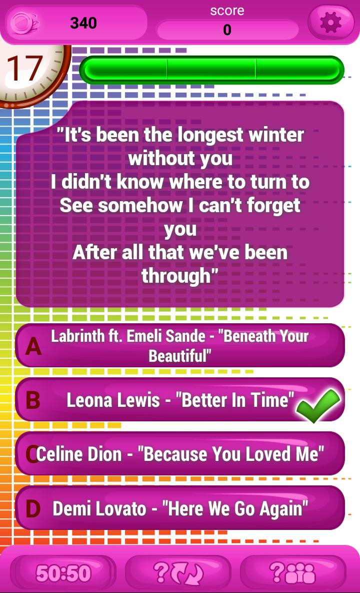 Guess The Lyrics R&B Quiz for Android - APK Download