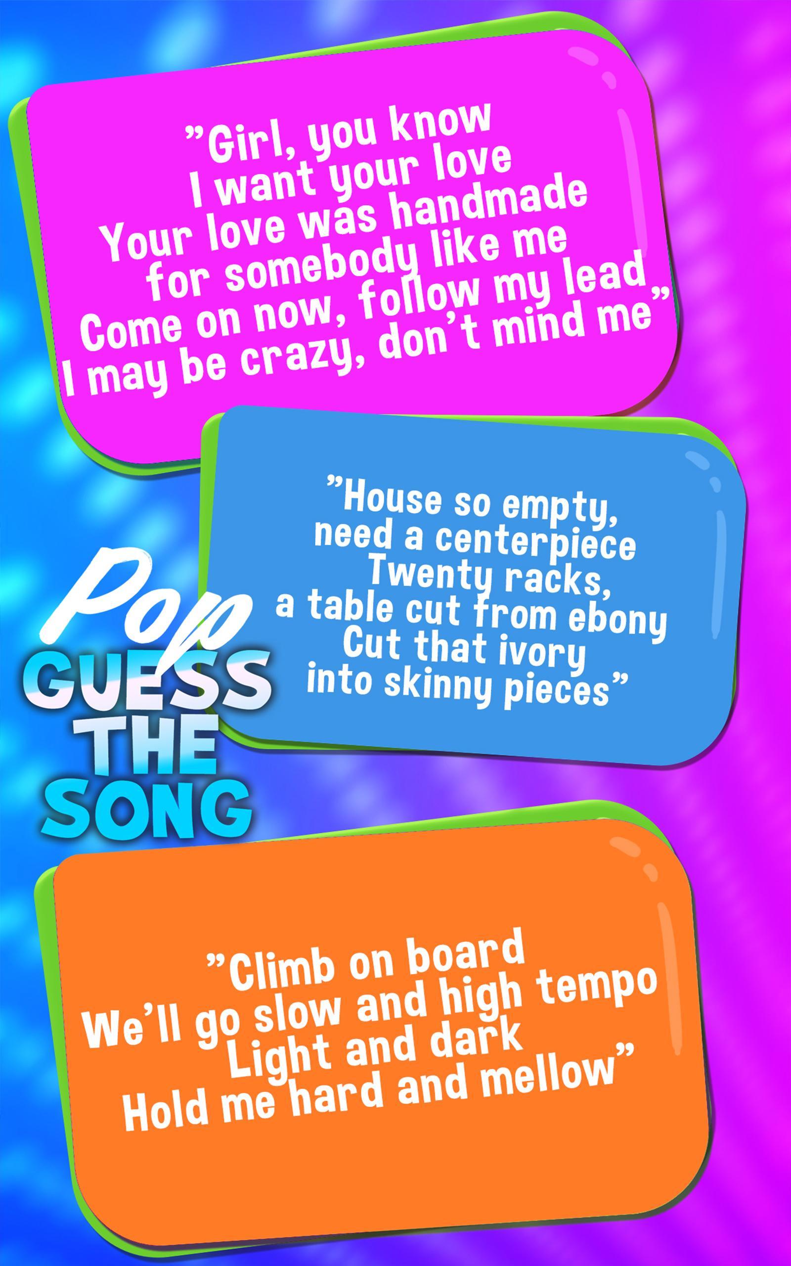 Guess Song Pop Songs Quiz for Android - APK Download