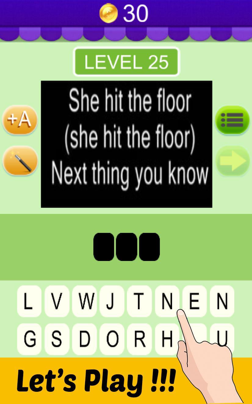 Guess Song Lyrics Quiz for Android - APK Download