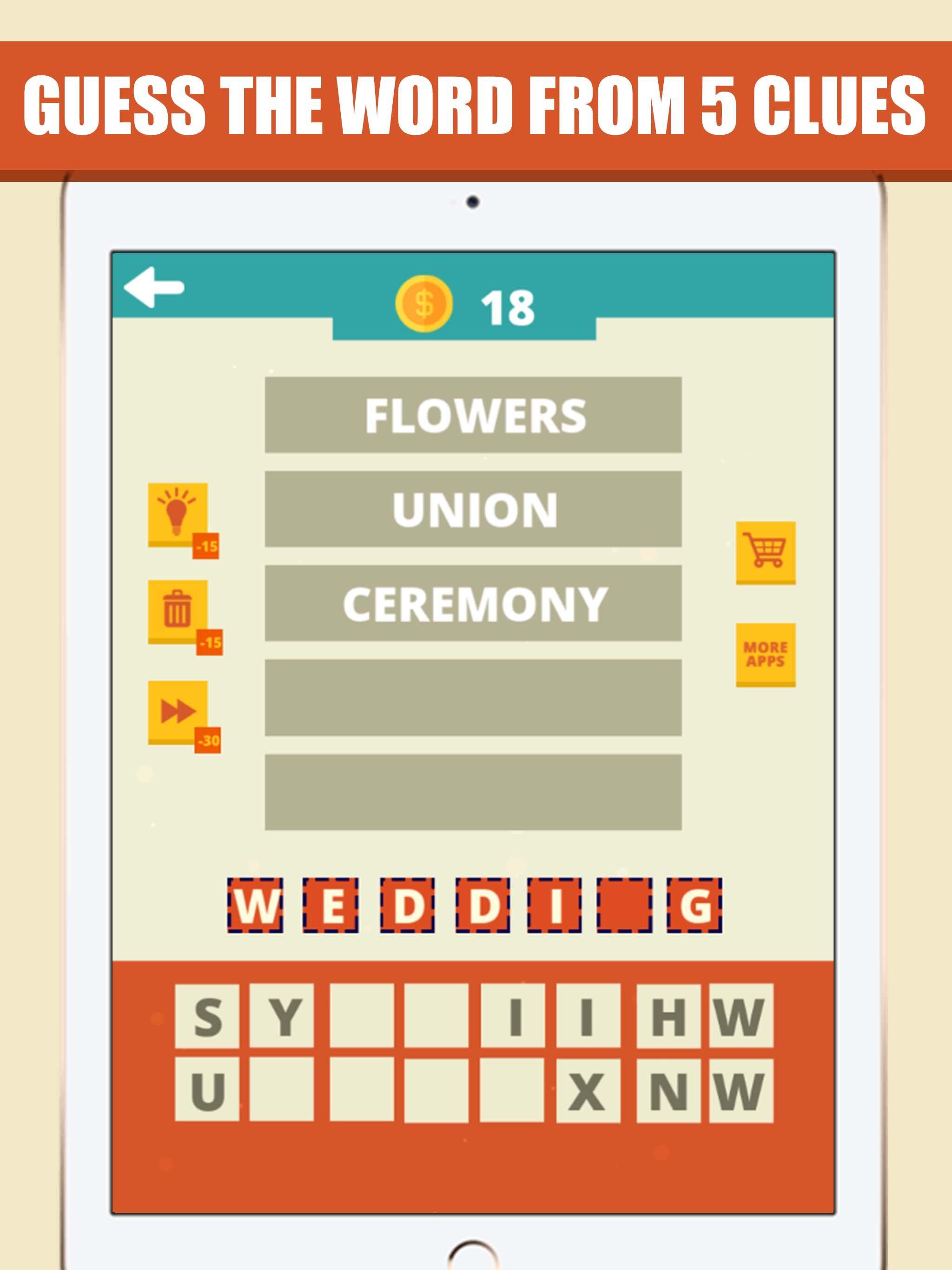 Guess The Word - 5 Clues 1 Word Quiz for Android - APK Download
