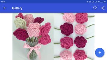 Crochet Flower Bouquet capture d'écran 3