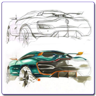 Drawing a Car آئیکن