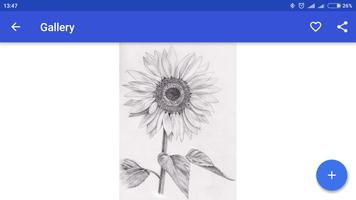 Drawing Flower with Pencil اسکرین شاٹ 3