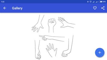 Learn to Draw Hand capture d'écran 3