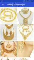 Jewelry Gold Designs Affiche
