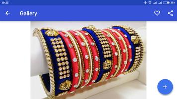 Silk Thread Bangles Design ảnh chụp màn hình 3