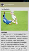 guide for FIFA 2016 capture d'écran 3