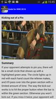 guide for WWE2K 2016 اسکرین شاٹ 2