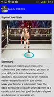 guide for WWE2K 2016 اسکرین شاٹ 3